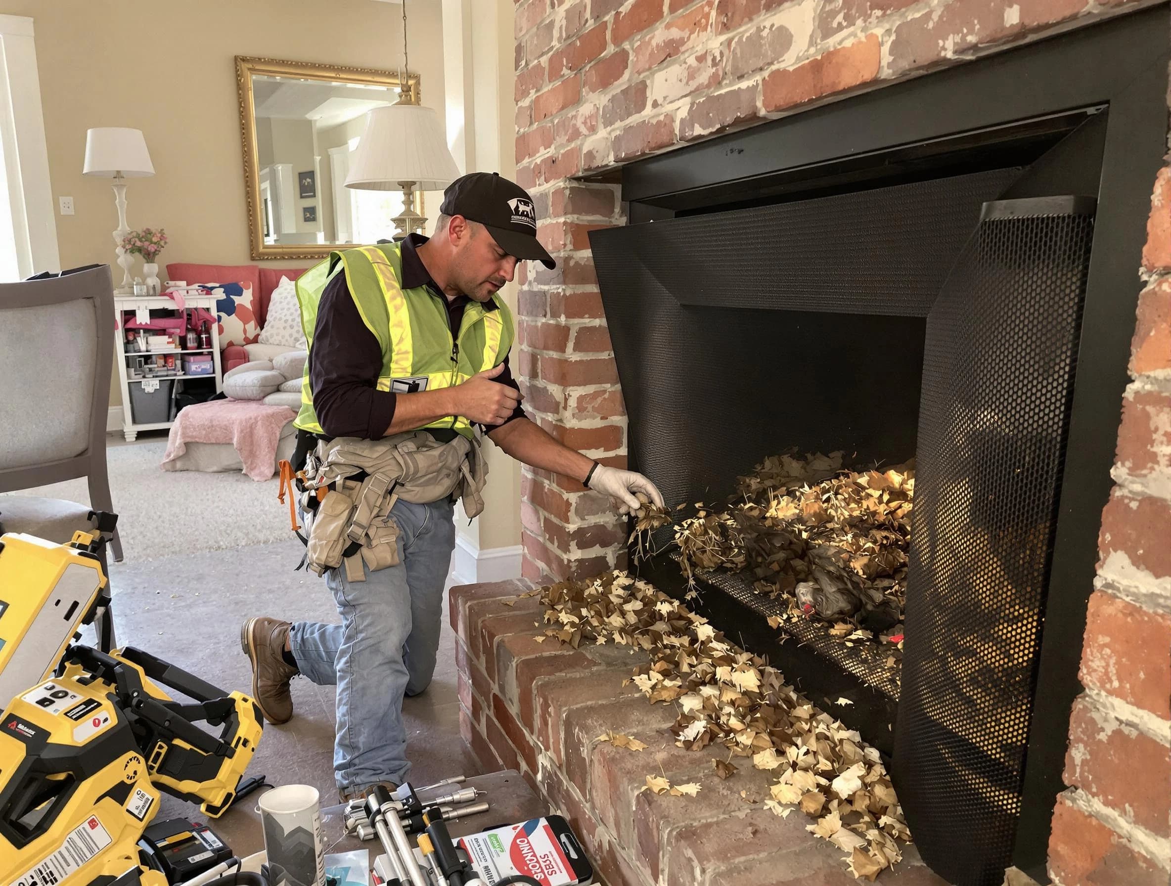 Safe screening installation by Litchfield Park Chimney Sweep in Litchfield Park, AZ