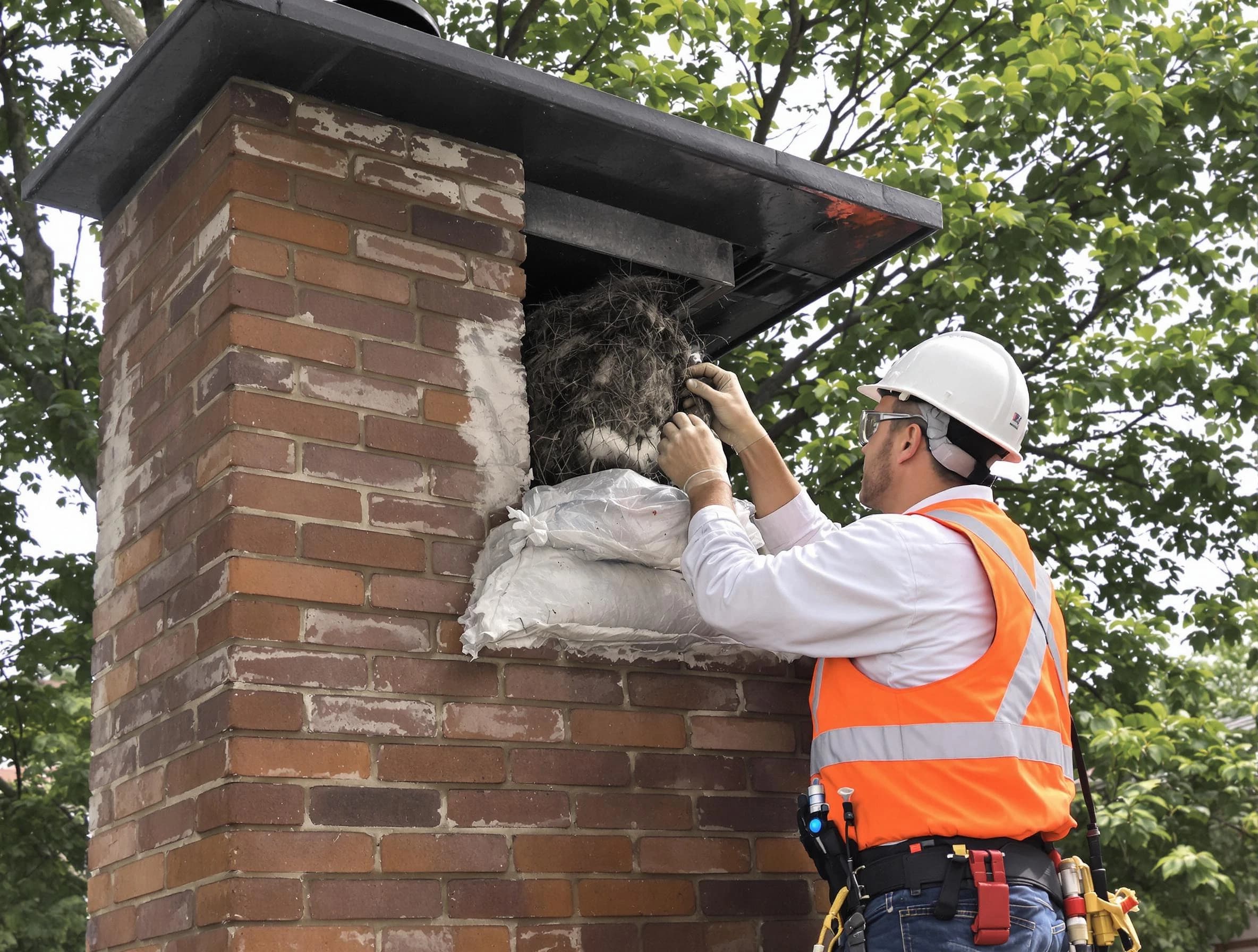 Humane removal of debris and animals by Litchfield Park Chimney Sweep in Litchfield Park, AZ