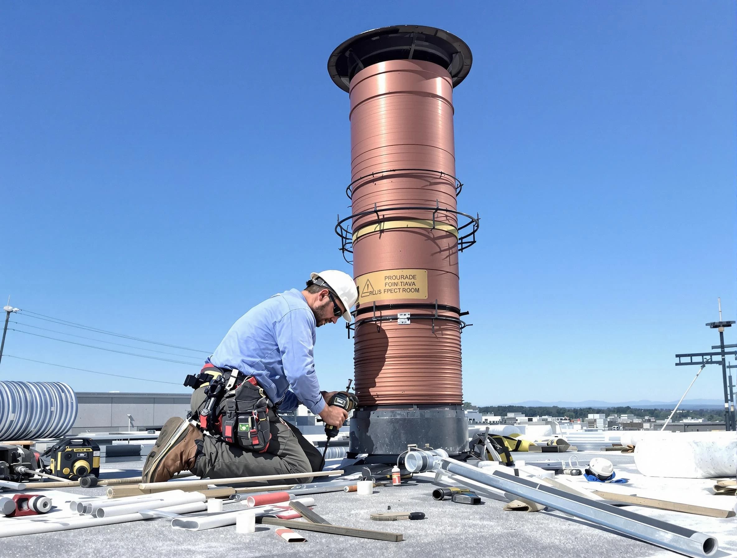Installed chimney liner by Litchfield Park Chimney Sweep in Litchfield Park, AZ