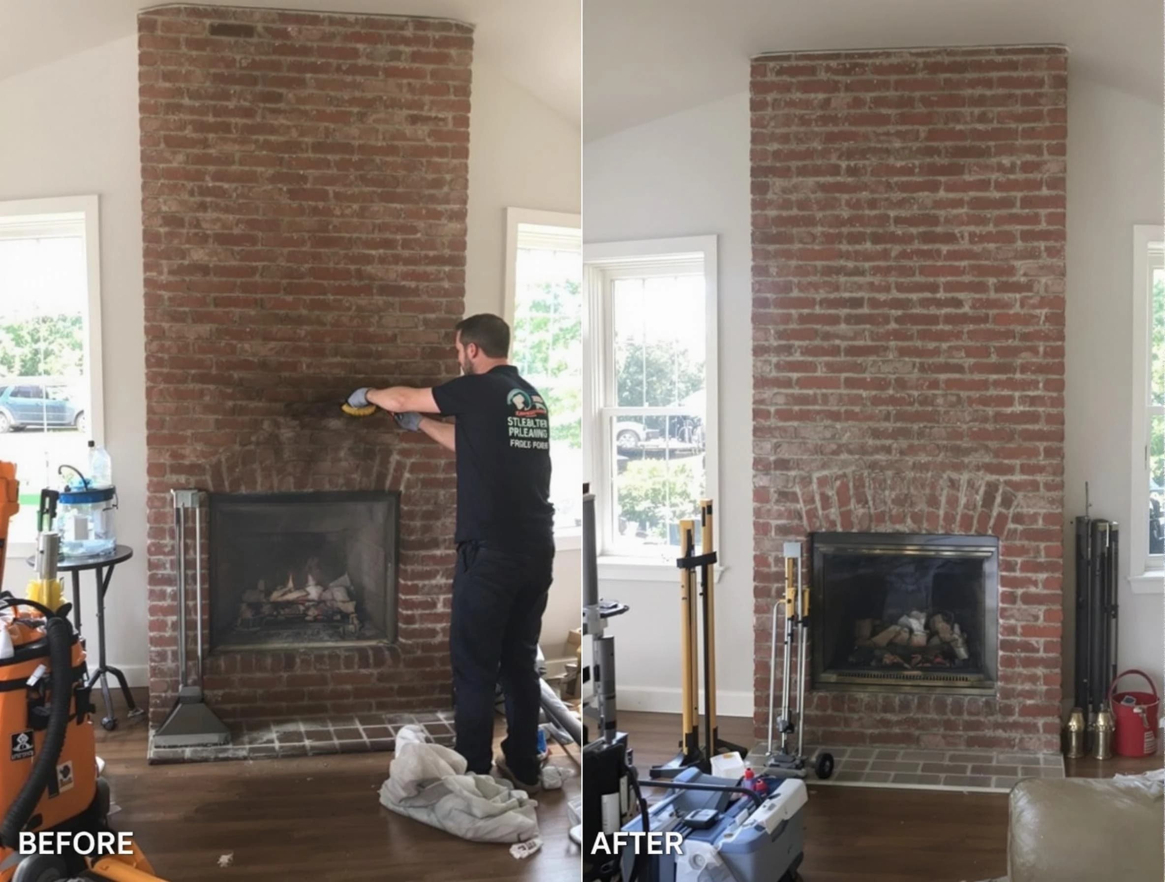 Finished chimney sweeping service by Litchfield Park Chimney Sweep in Litchfield Park, AZ