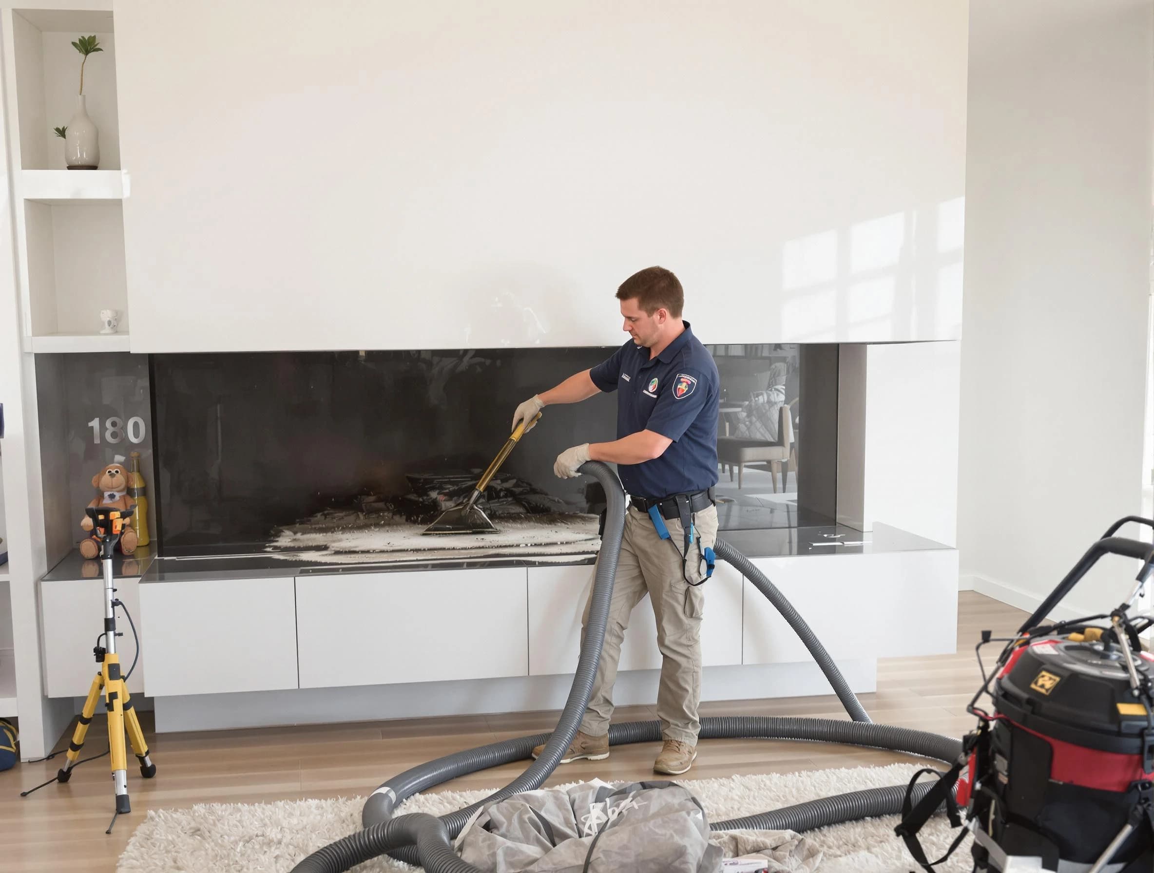 Litchfield Park Chimney Sweep technician providing chimney sweeping services in Litchfield Park, AZ