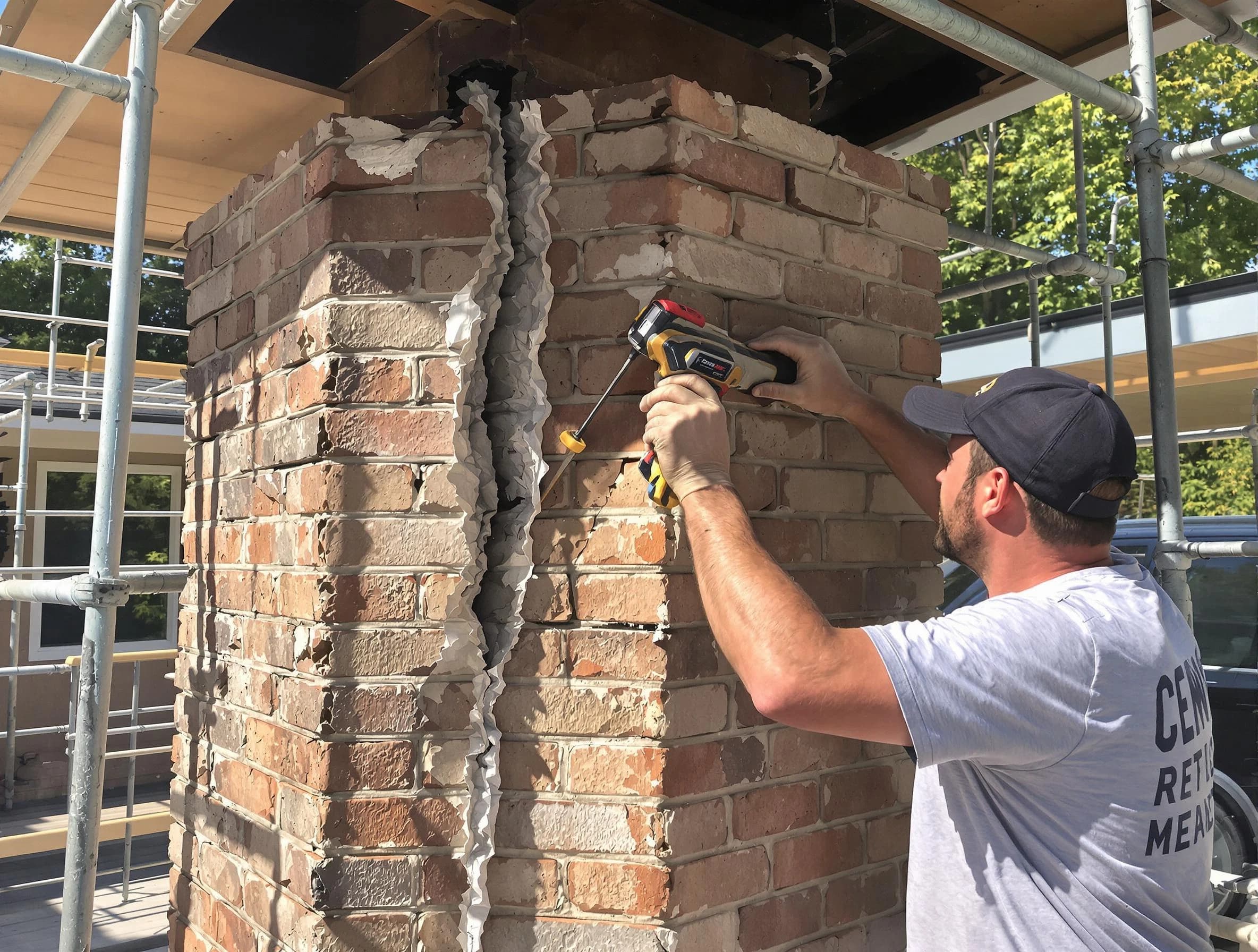 Litchfield Park Chimney Sweep technician performing chimney repair in Litchfield Park, AZ