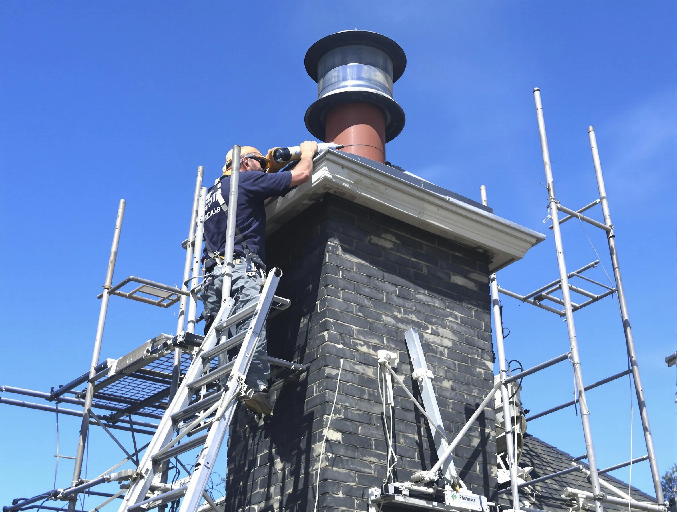 Sturdy chimney crown finished by Litchfield Park Chimney Sweep in Litchfield Park, AZ