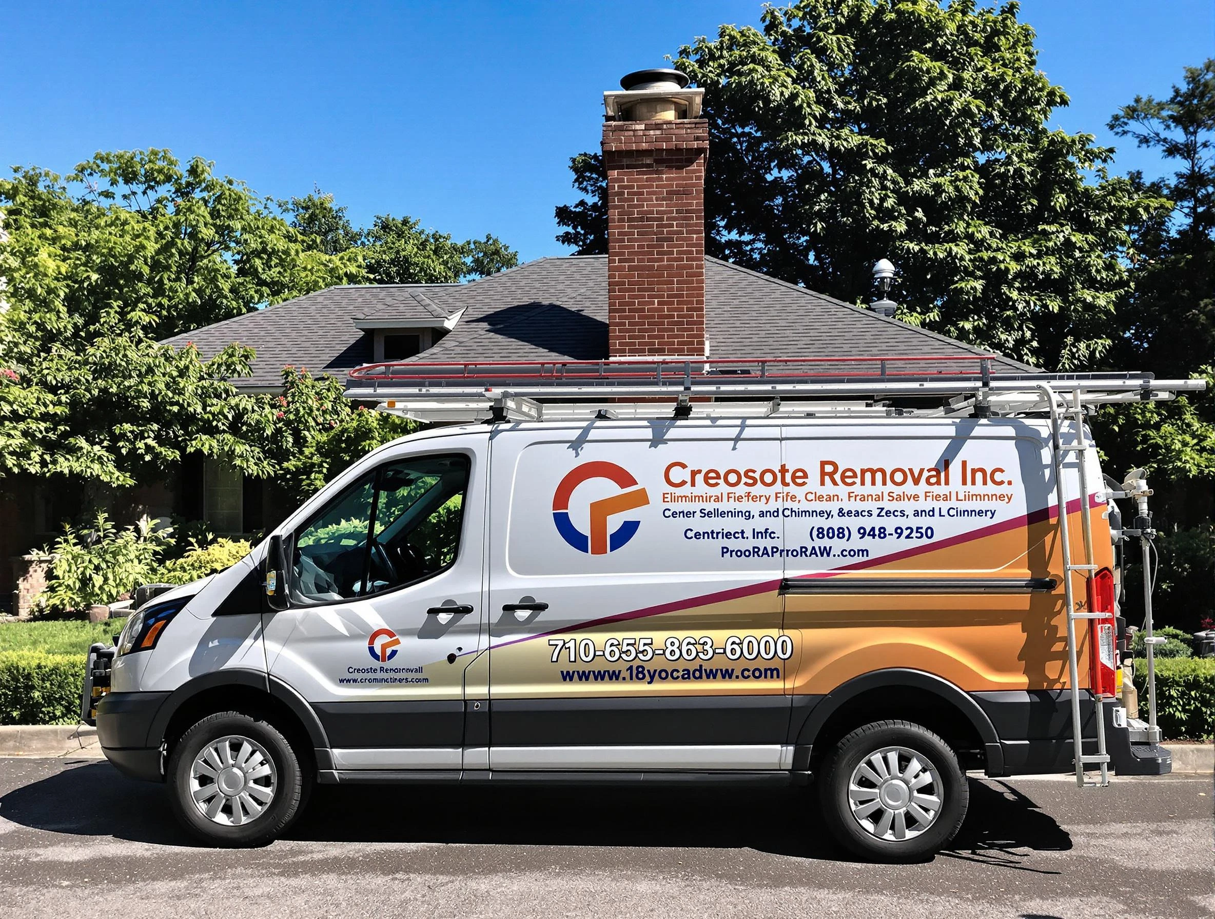 Litchfield Park Chimney Sweep technician removing creosote safely in Litchfield Park, AZ